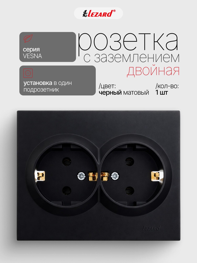Розетка Lezard vesna