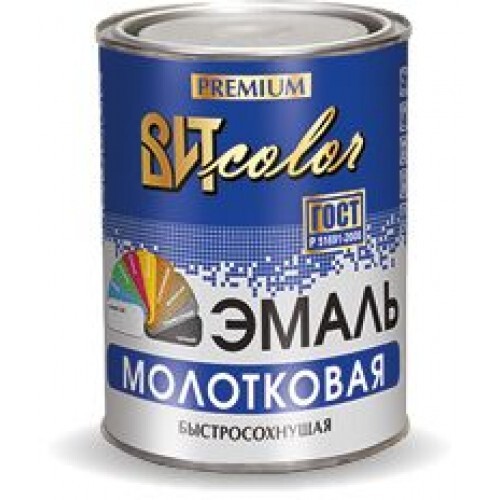 Эмаль молот ВИТ темно-серая 0,4