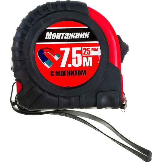 Рулетка 7,5 м Монтажник